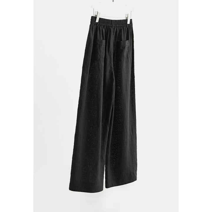 Damen Weit geschnittene Leinenhose Drune