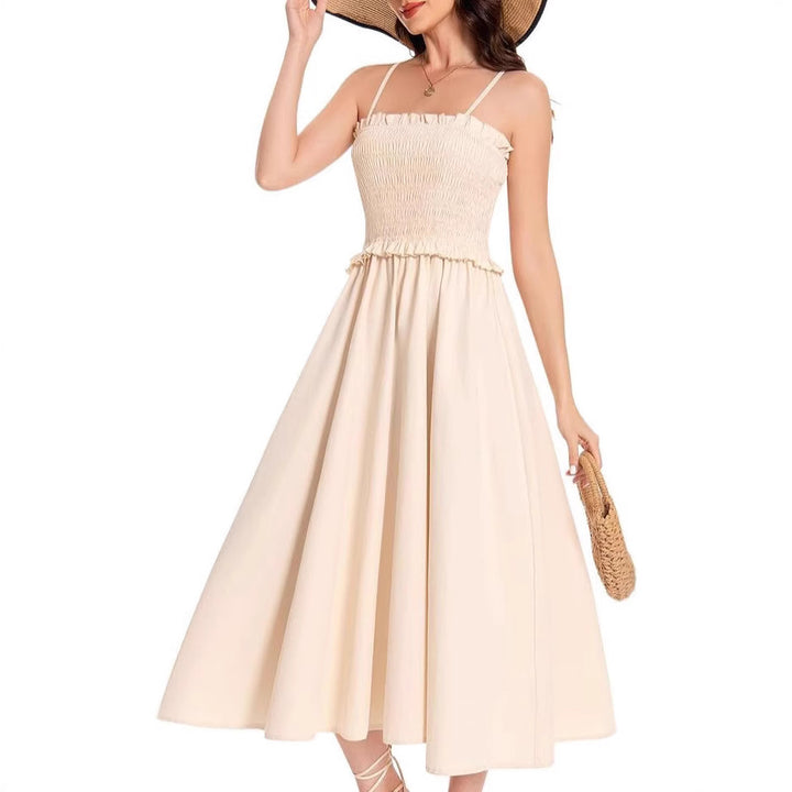 Damen Maxikleid mit schmeichelhaftem Taillendesign Drune