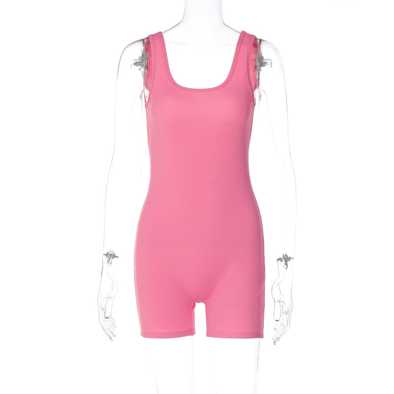 Damen Sportlicher Einteiler Drune