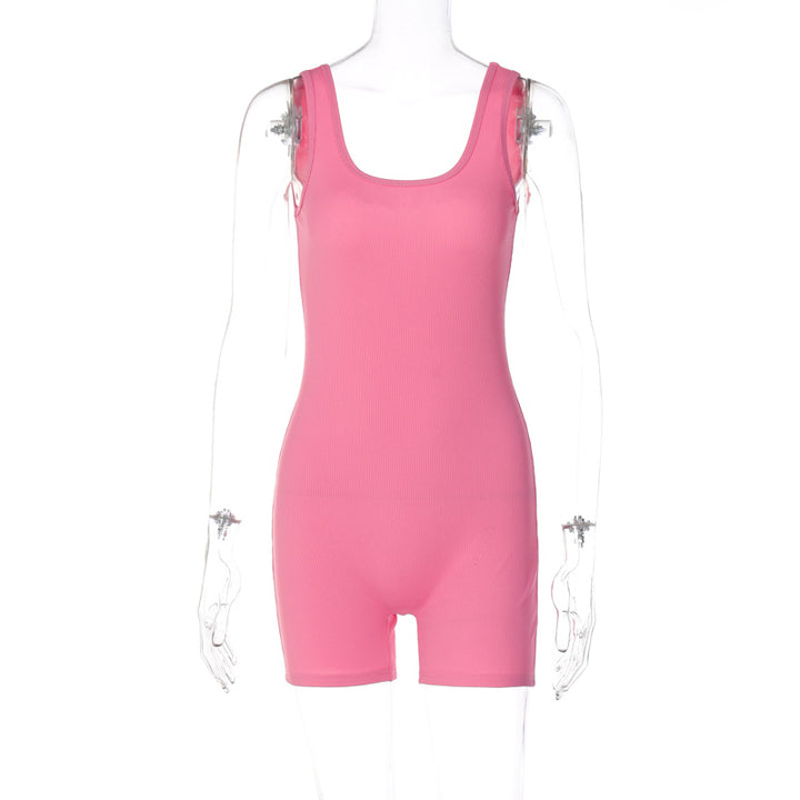Damen Sportlicher Einteiler Drune