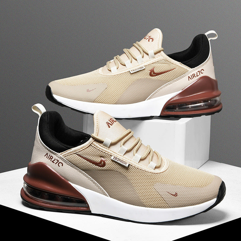 Herren Leichte Mesh-Sneaker mit sichtbarer Luftkissen-Dämpfung und sportlicher Laufsohle Drune