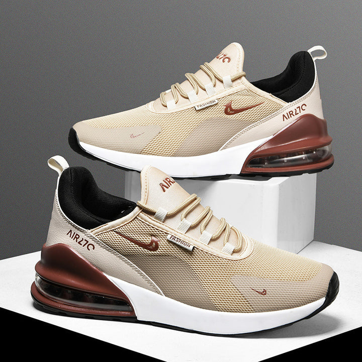 Herren Leichte Mesh-Sneaker mit sichtbarer Luftkissen-Dämpfung und sportlicher Laufsohle Drune