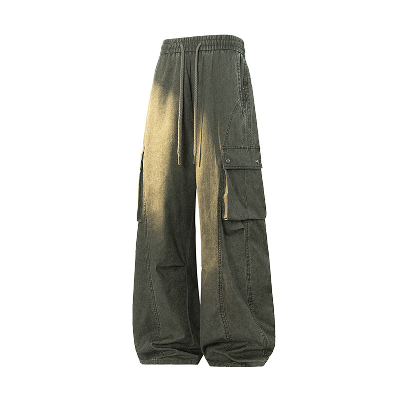 Damen Weite Baggy-Cargohose Drune