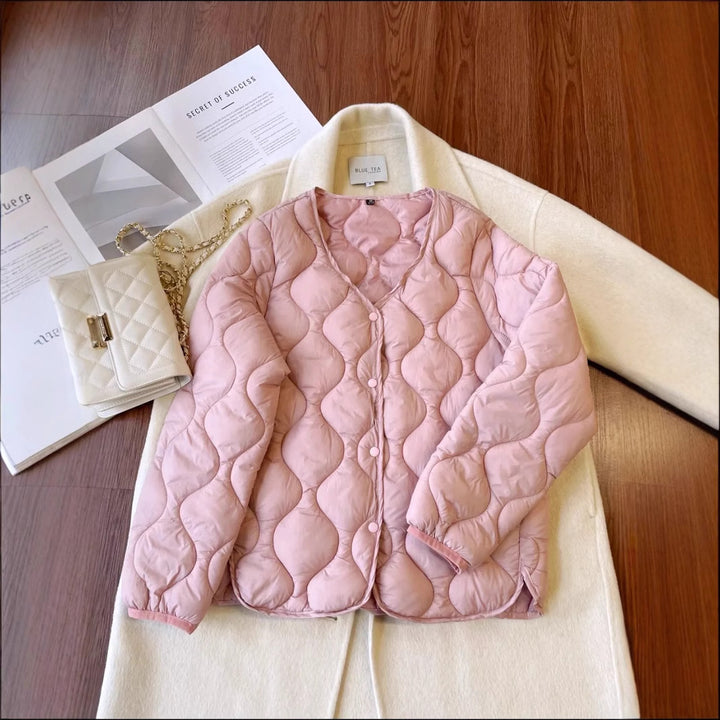 Damen Elegante, gefütterte Steppjacke Drune