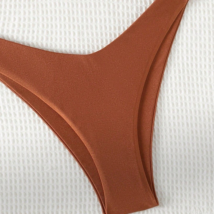 Damen Triangel-Bikini mit Raffungen Drune
