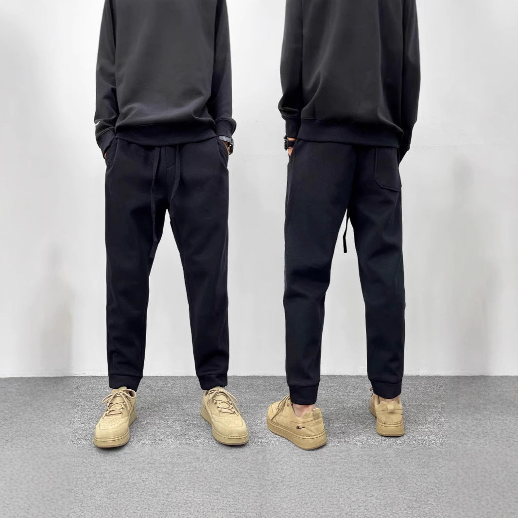 Herren Lässige Sweatpants mit elastischem Bund Drune