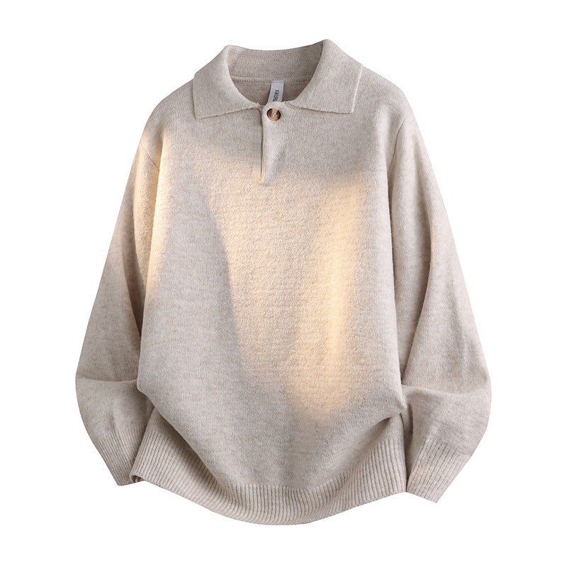 Damen Eleganter Strickpullover mit Knopfleiste Drune