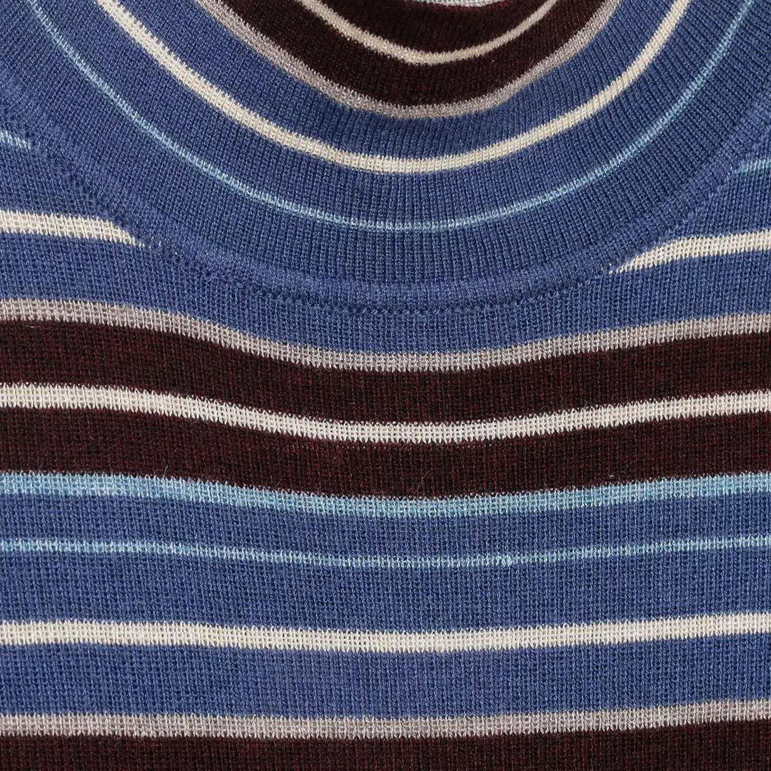 Damen Rollkragenpullover mit modischer Streifenoptik Drune