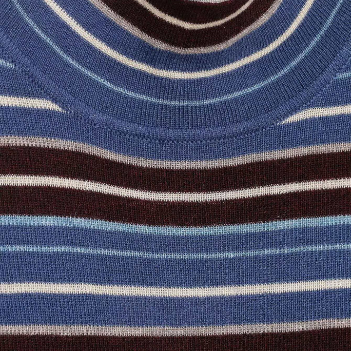 Damen Rollkragenpullover mit modischer Streifenoptik Drune