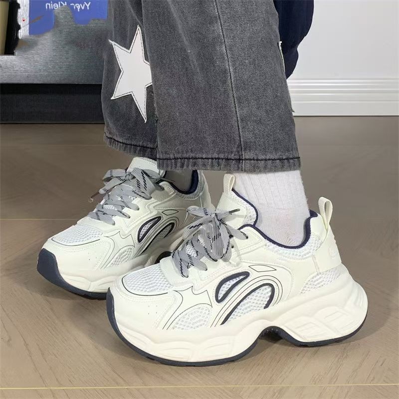 Damen Platform-Sneaker mit atmungsaktivem Mesh und skulptierter Komfortsohle Drune