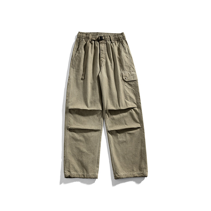 Herren Relaxed Cargo-Hose mit elastischem Bund, Lagen-Paneelen und Utility-Taschen Drune