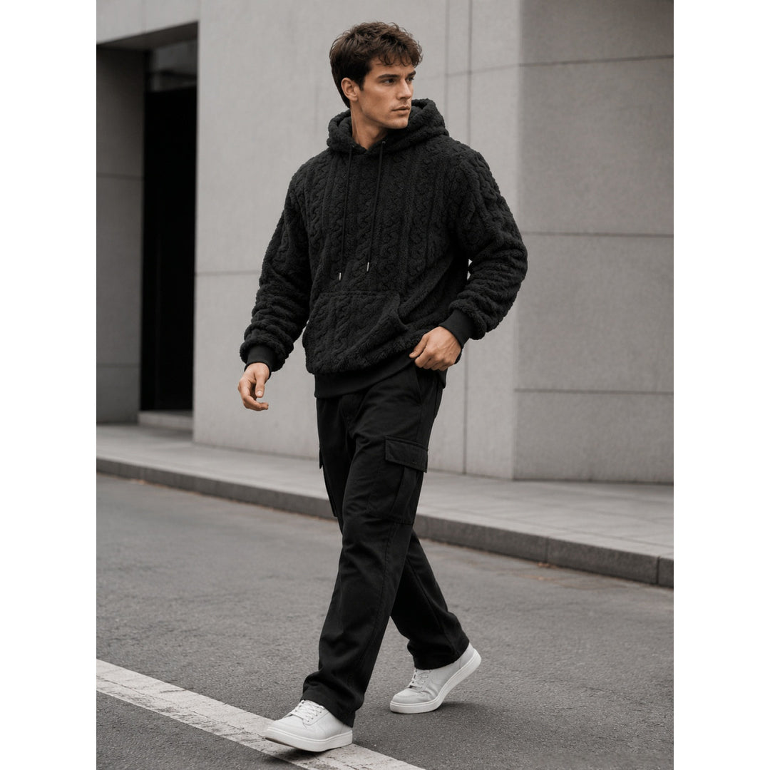 Herren Gemütlicher Kapuzenpullover Drune
