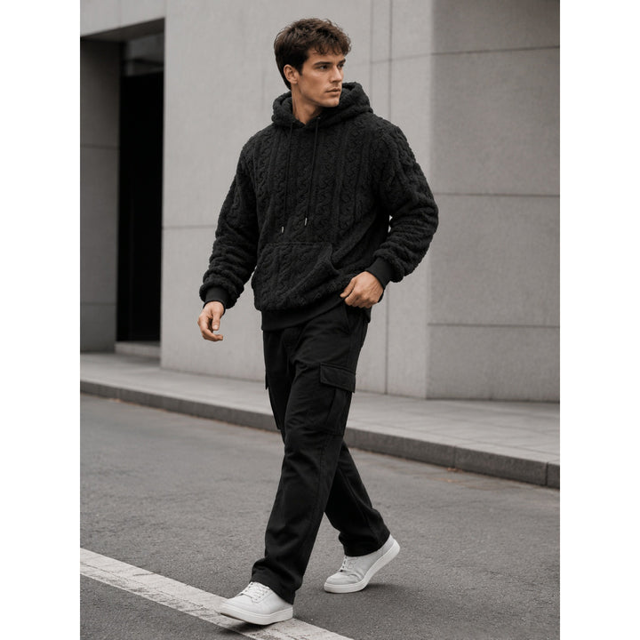Herren Gemütlicher Kapuzenpullover Drune