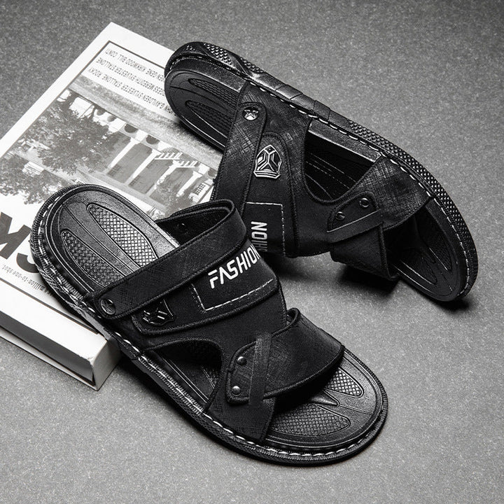 Damen Sportliche Badesandalen mit ergonomischem Klettverschluss und rutschfester Sohle Drune