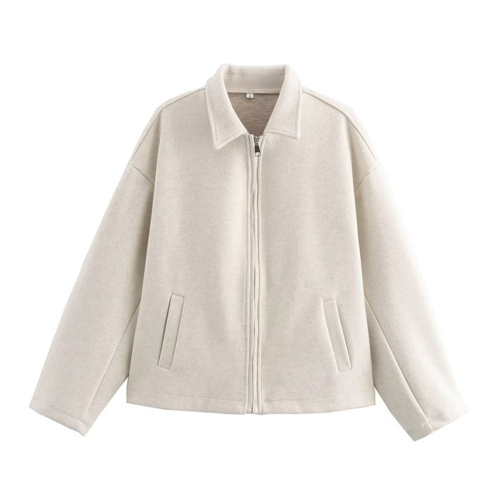 Damen Sportliche Fleecejacke Drune