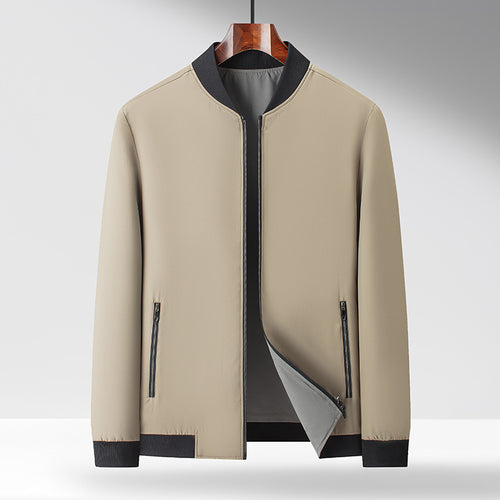 Herren Sportliche Übergangsjacke mit hohem Kragen und funktionellen Taschen Drune