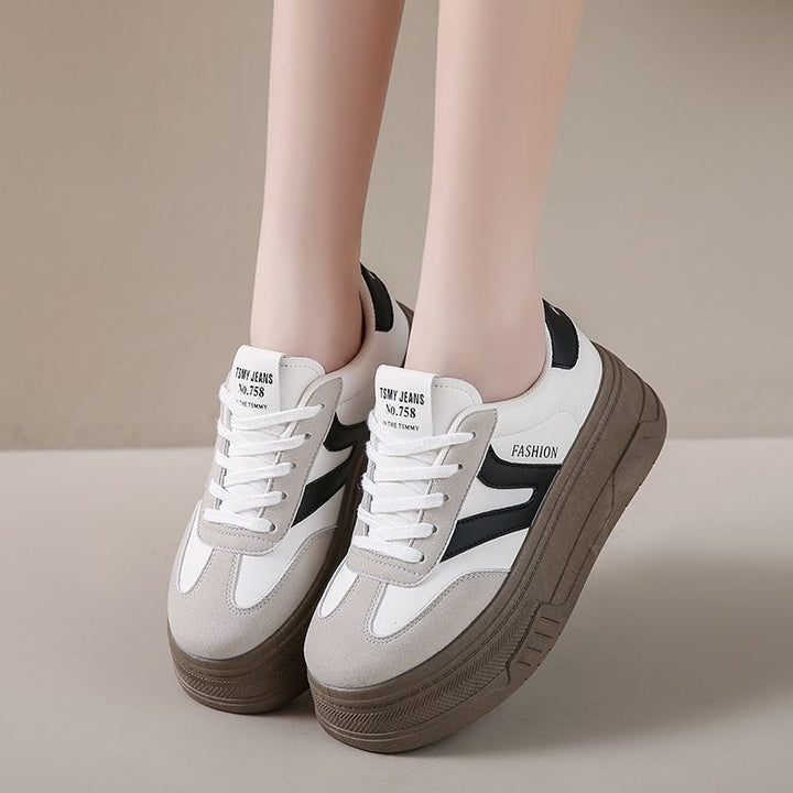 Damen Plateau-Sneaker mit modischer Verzierung Drune