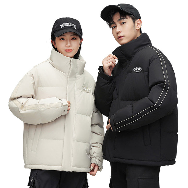 Herren Winterpufferjacke mit hohem Kragen Drune