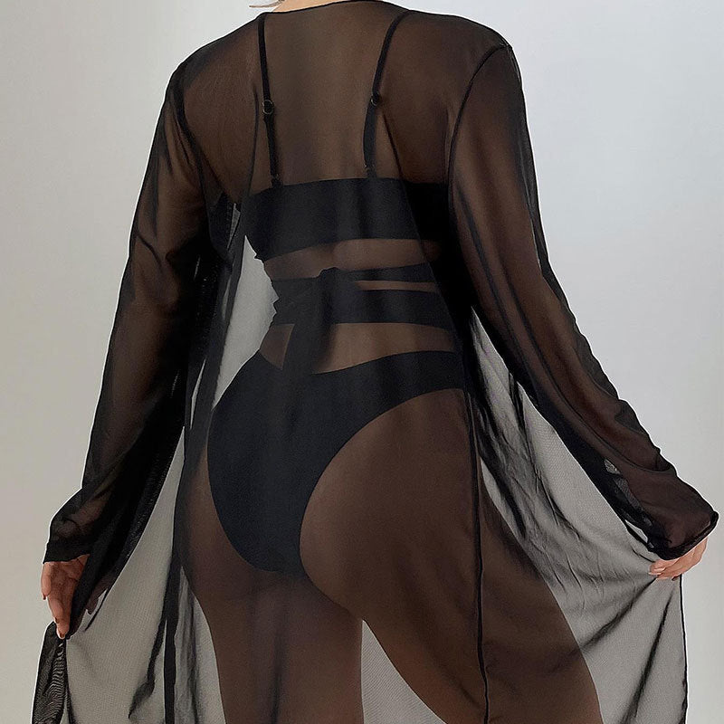 Damen Bikiniset mit raffinierten Schnittdetails und elegantem Überwurf Drune