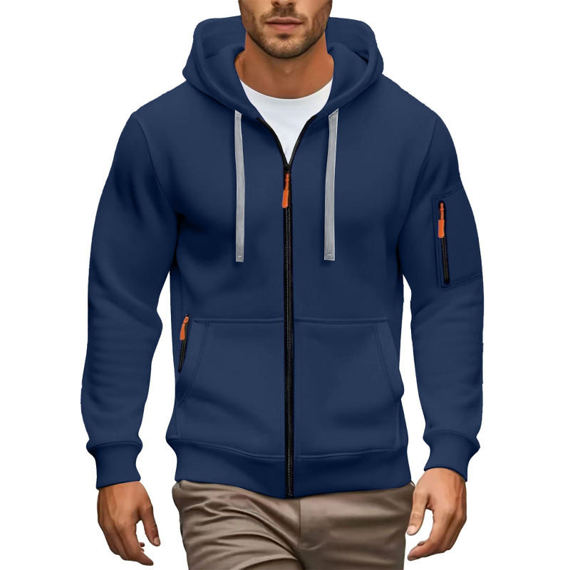 Herren Hochwertiger Zip-Hoodie Drune
