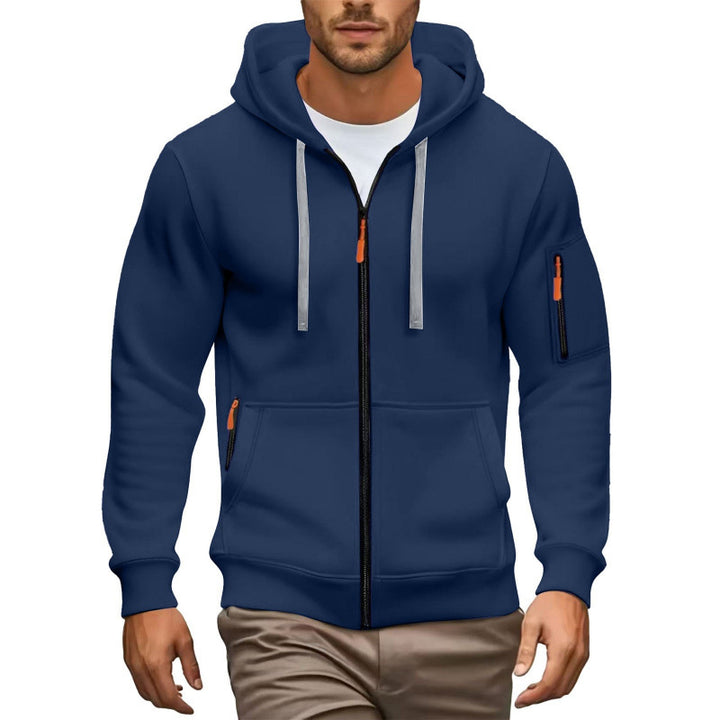 Herren Hochwertiger Zip-Hoodie Drune