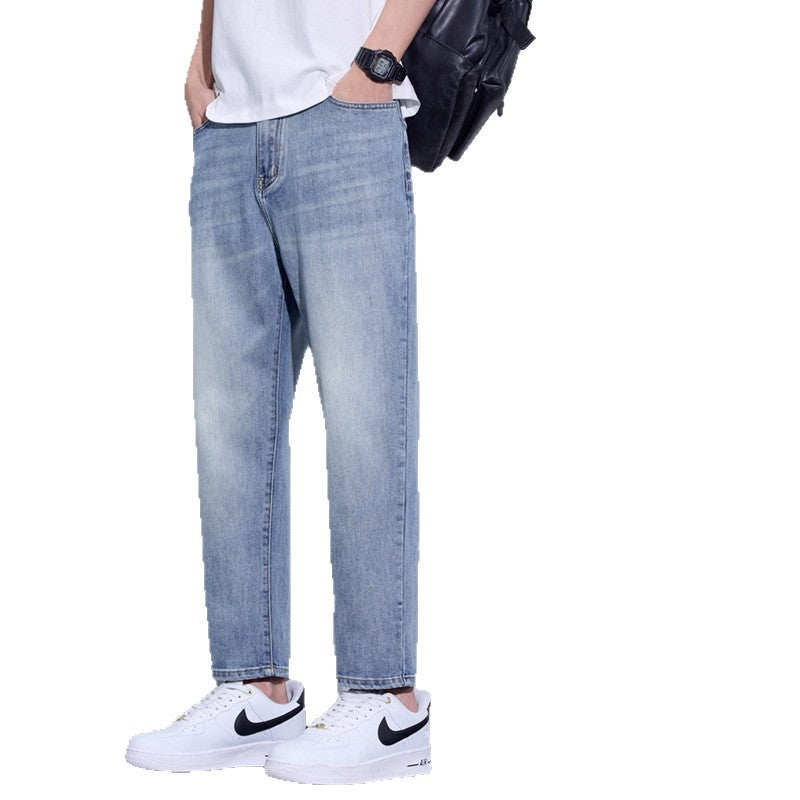 Herren Bequeme Relaxed Fit Jeans Drune