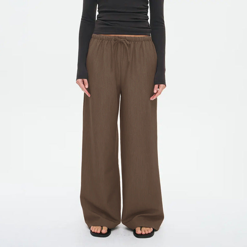 Damen Weite Palazzo-Hose Drune