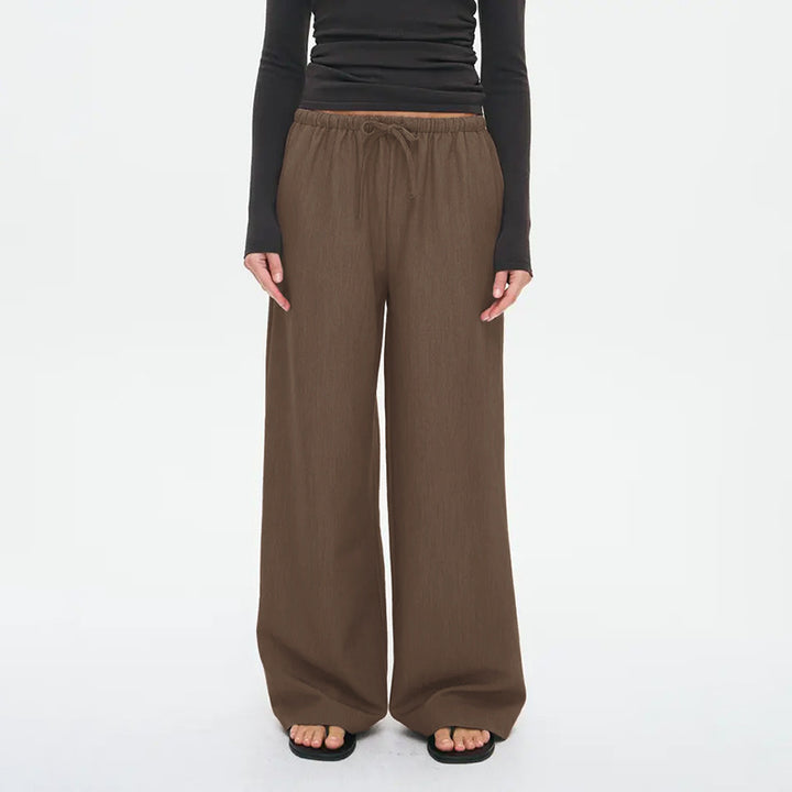 Damen Weite Palazzo-Hose Drune