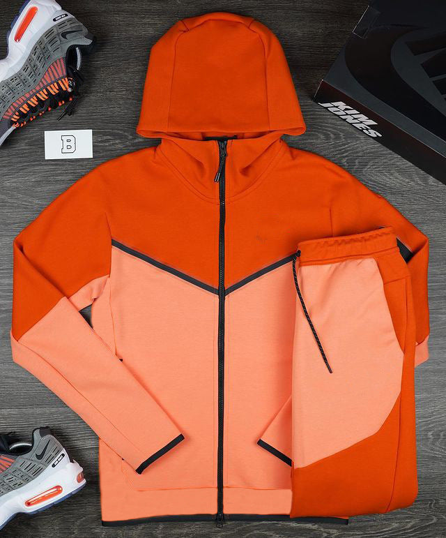 Herren sportliches Hoodie-Set mit atmungsaktiven Eigenschaften und modernen Kontrastdetails Drune
