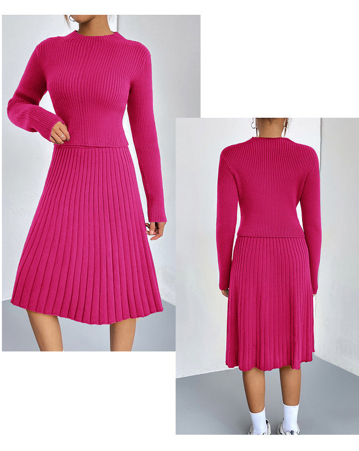 Drune | A-Linie Rock Strickpullover Set