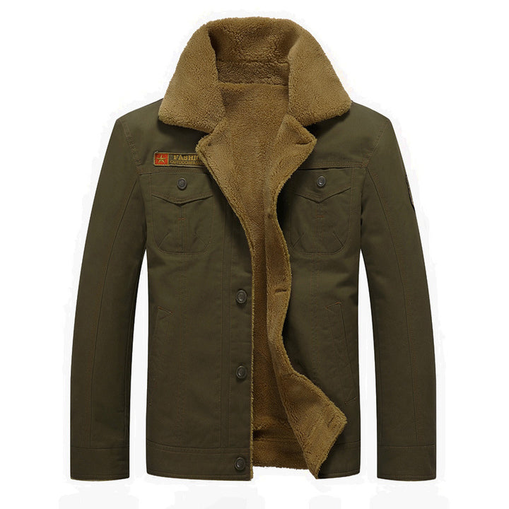 Herren Übergangsjacke mit warmem Teddyfutter Drune