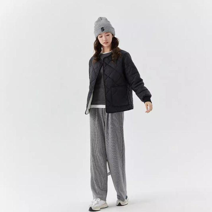 Drune | Must-Have Graue Jacke mit Großen Taschen