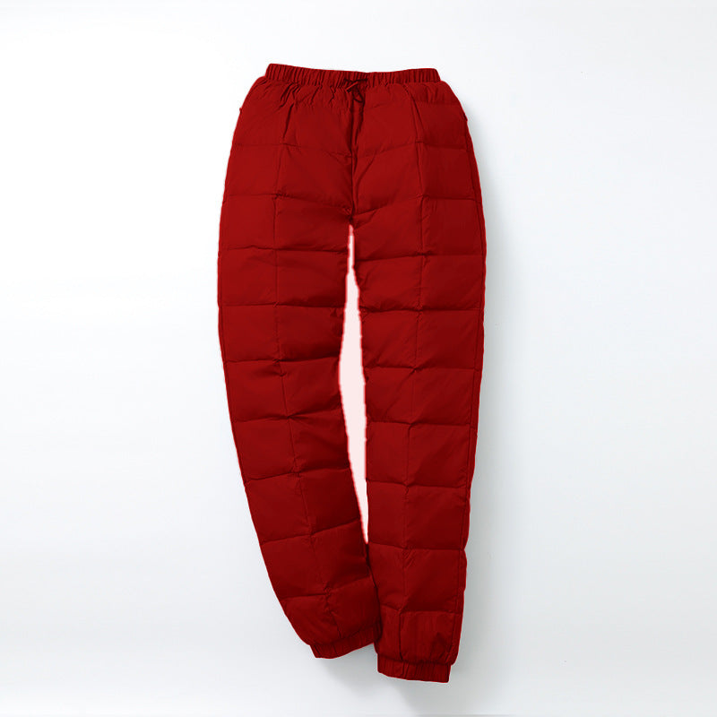 Herren Gepolsterte Thermohose mit Karosteppung und elastischem Saum Drune