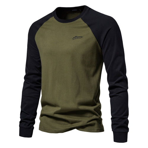 Herren Langarmshirt mit markantem Raglan-Design Drune