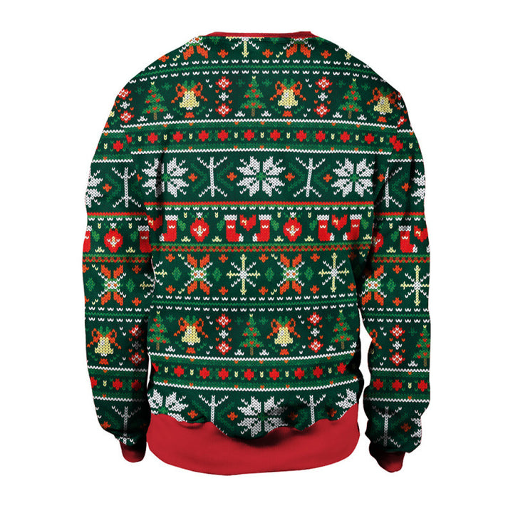 Damen Lustiger Pullover mit Weihnachtsmotiven Drune