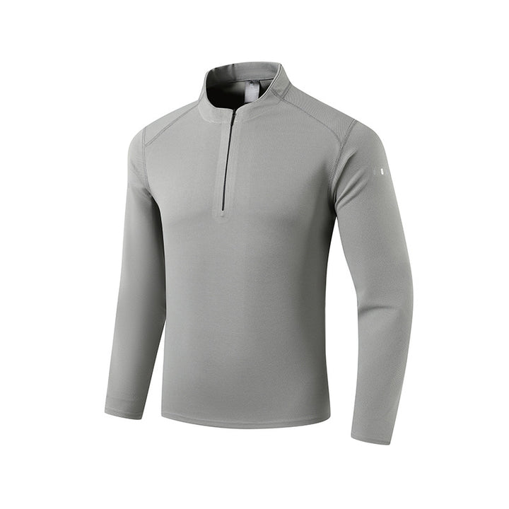 Herren Performance-Langarmshirt mit Half-Zip und Stehkragen Drune