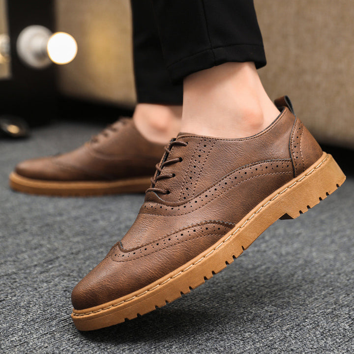 Herren Elegante Schnürschuhe im klassischen Design Drune