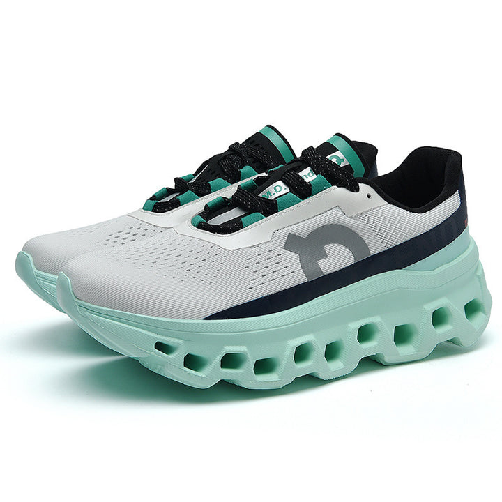 Unisex innovative Hohlkammer-Plateau-Sneaker mit ultraleichter Gittersohle und nahtlosem Mesh-Obermaterial Drune