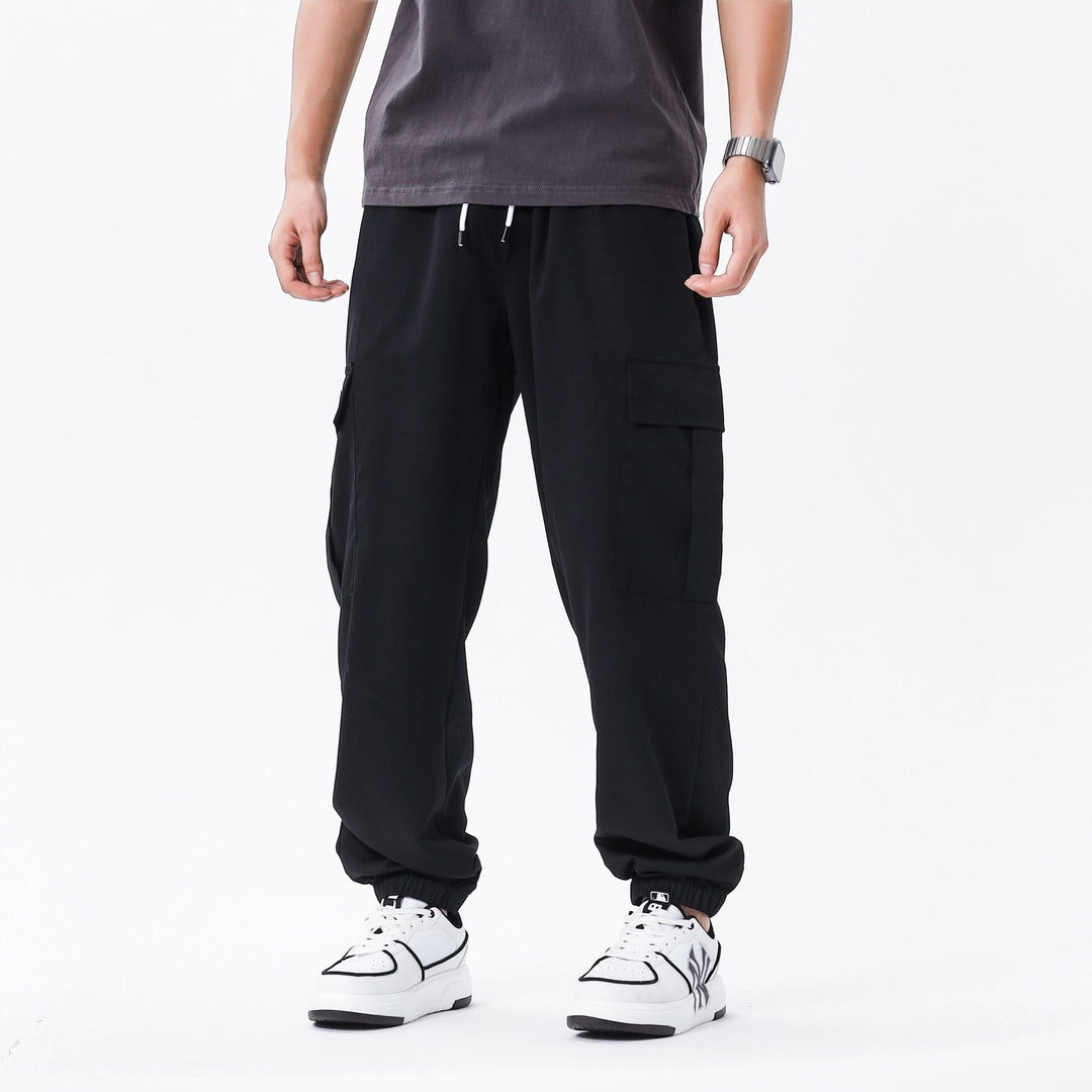 Herren Multifunktionale Cargohose mit elastischem Bund und praktischen Taschen Drune
