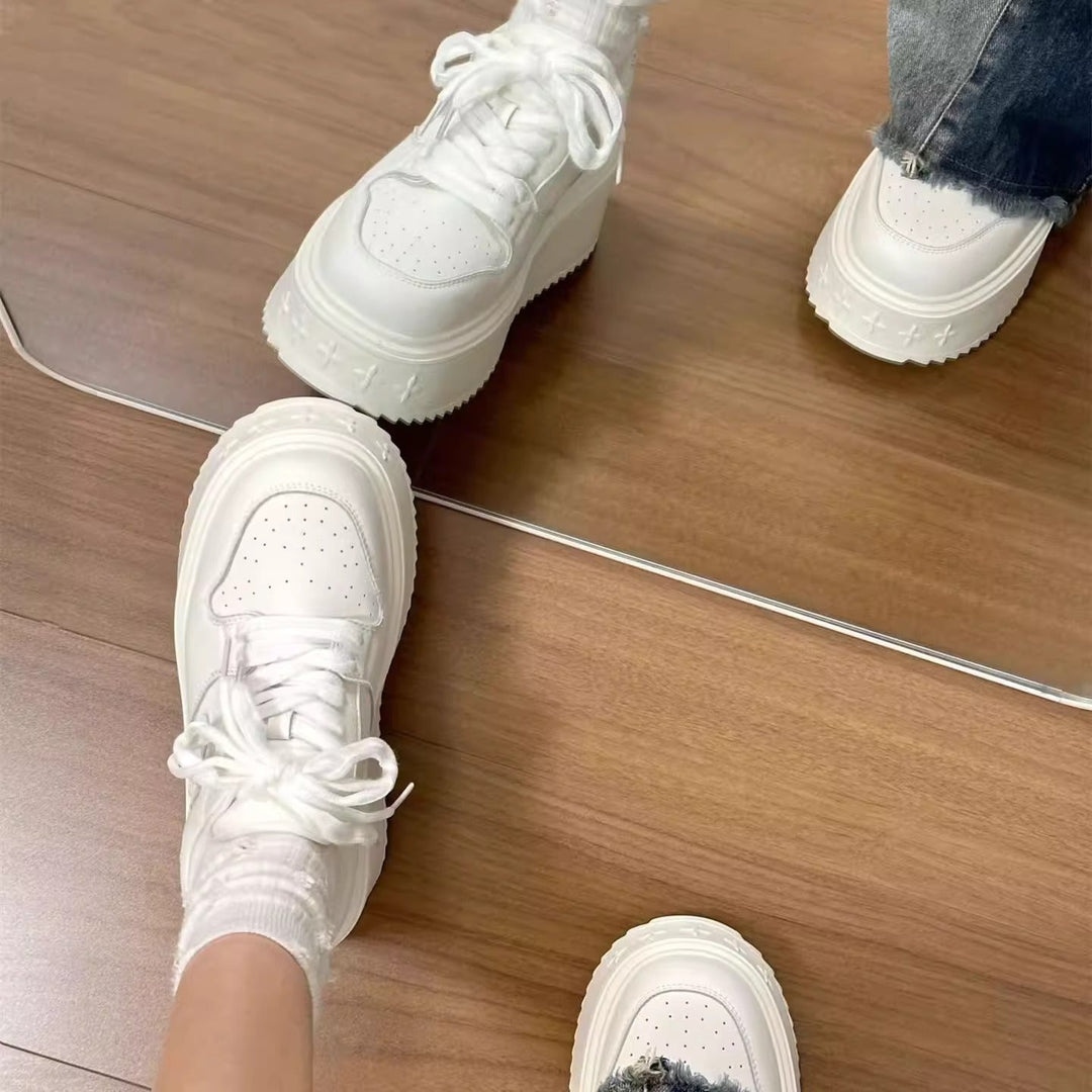 Damen High-Top Platform Sneakers mit modischem Design und komfortabler Dämpfung Drune