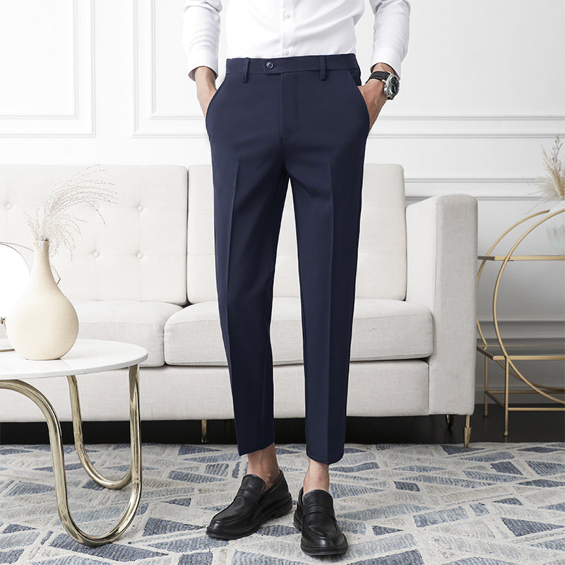 Drune | Klassische Slim Fit Hosen Für Männer
