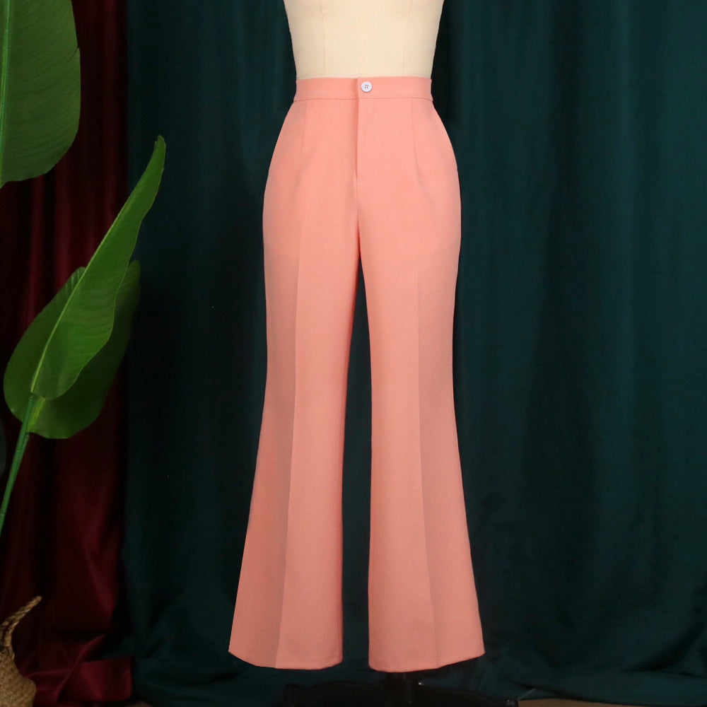 Damen elegante Flared-Hose Drune