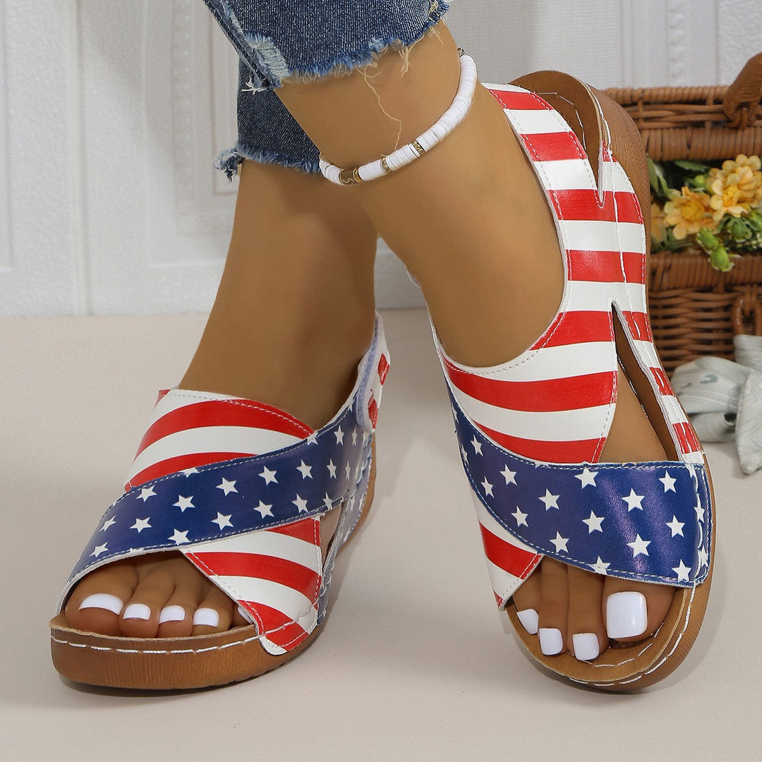 Damen Komfortable und stylische Sandalen mit Tragekomfort und modischen Ausschnitten Drune