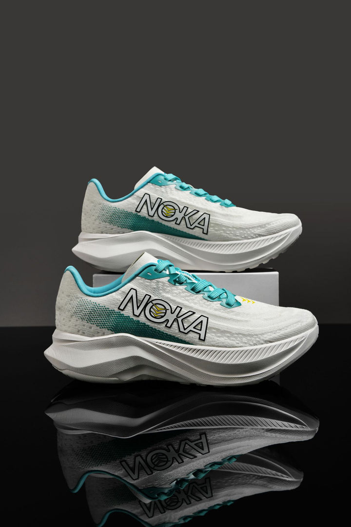 Unisex leichte Straßenlauf-Sneaker mit hochdynamischer Rebound-Zwischensohle und atmungsaktivem Strickoberteil Drune