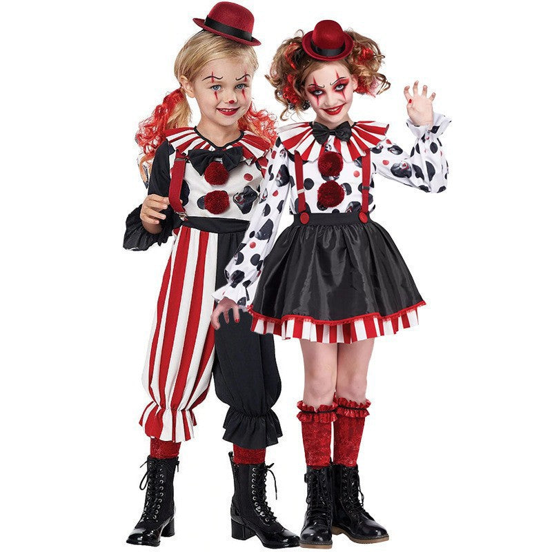 Mädchen Clown Kostüm Drune
