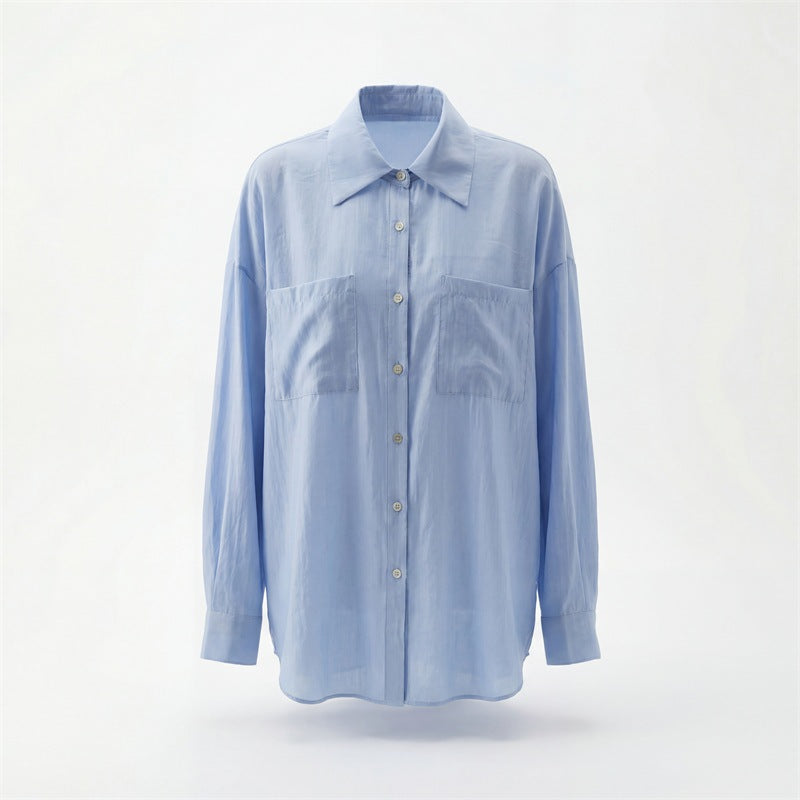 Damen Relaxed Fit Langarmshirt Drune