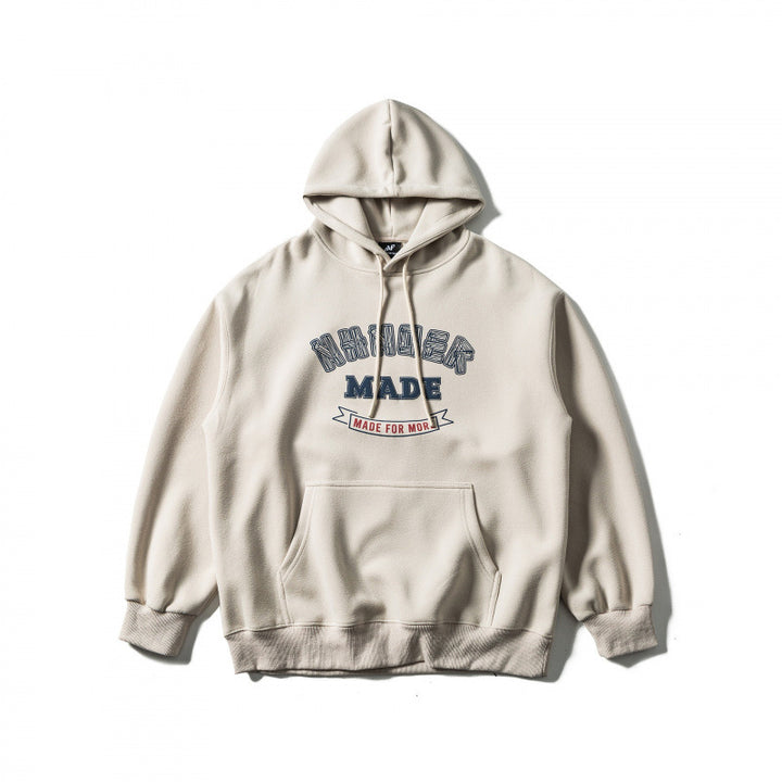 Unisex Oversize-Kapuzenpullover mit Kängurutasche und Logo-Print Drune