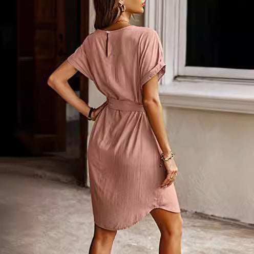 Damen Abschlusskleid mit Taillengürtel Drune