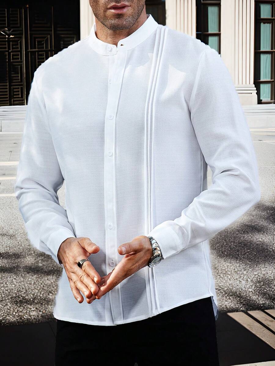 Herren moderne Hemdbluse Drune