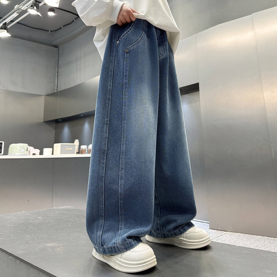 Unisex weite Jeanshose mit komfortablem Schnitt Drune